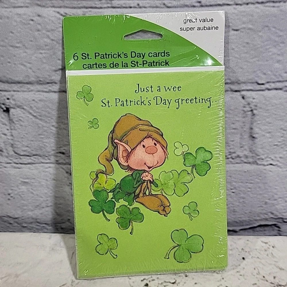American Greetings St Patricks Day Greeting Cards Lot Of 11